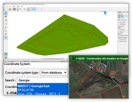 GEO5 - Stratigrafia – Sistema di Coordinate